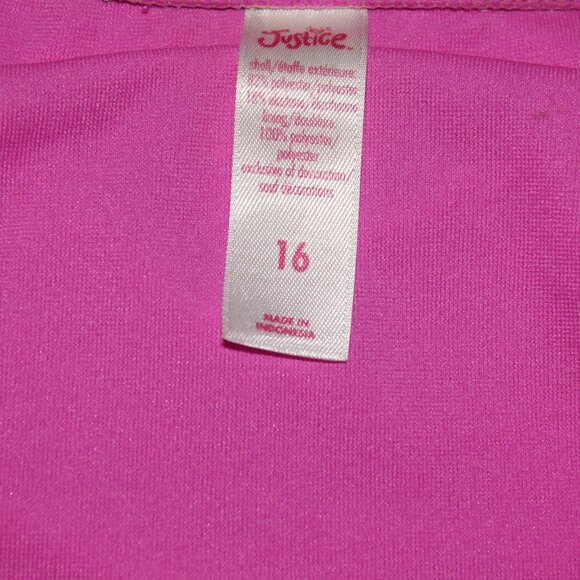 Purple 2 Pcs Justice Bikini Swimsuit Size 16 - Picture 4 of 11